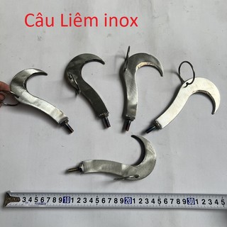 Lưỡi liềm, lưỡi câu liêm inox, dùng gắn vào xào inox - xc04