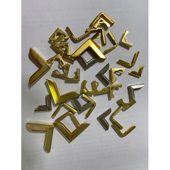 Bịch 20 / 50 Kẹp Góc Làm Bìa Sách / Sổ / Tài Liệu