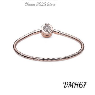 VÒNG TAY PAN ALE VƯƠNG MIỆN VÀNG HỒNG ĐÍNH ĐÁ HÀNG CAO CẤP