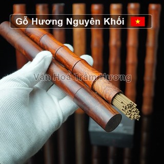 Ống đựng nhang trầm bằng gỗ Hương nguyên khối, chuyện đựng nhang Trầm Tăm