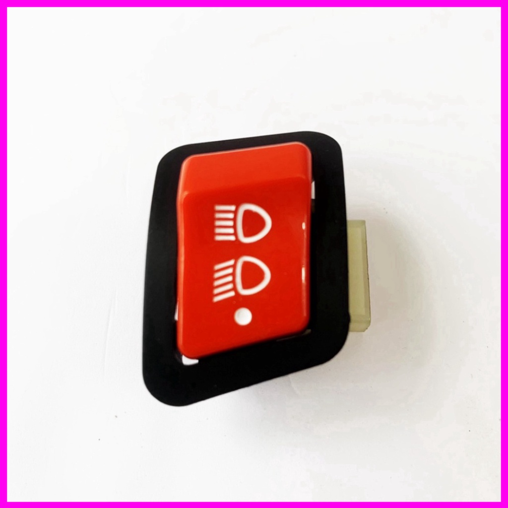 Công tắc tắt đèn pha cos cho các dòng xe wave 110, rsx 110, blade, vision 2023, Lead 2023, future Loại Chân Đồng Màu Đỏ