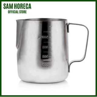 Ca Đánh Sữa Inox (Có Vạch Chia) 350ml, 600ml, 1000ml (1L)  - Sam Horeca