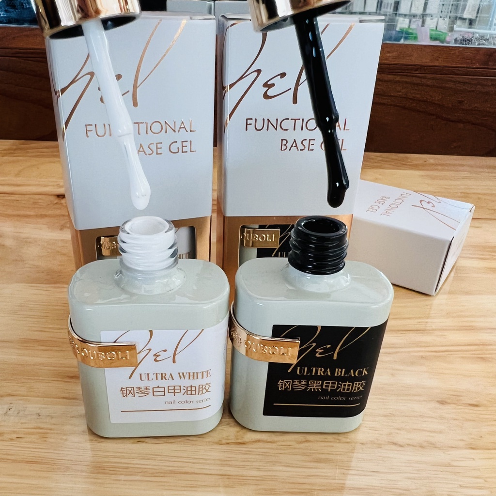 Sơn gel đen trắng Ouboli