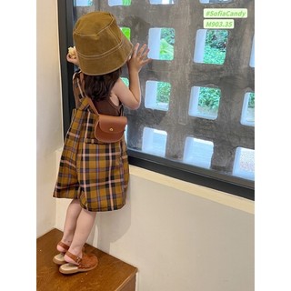 Set yếm kẻ nâu Soffia