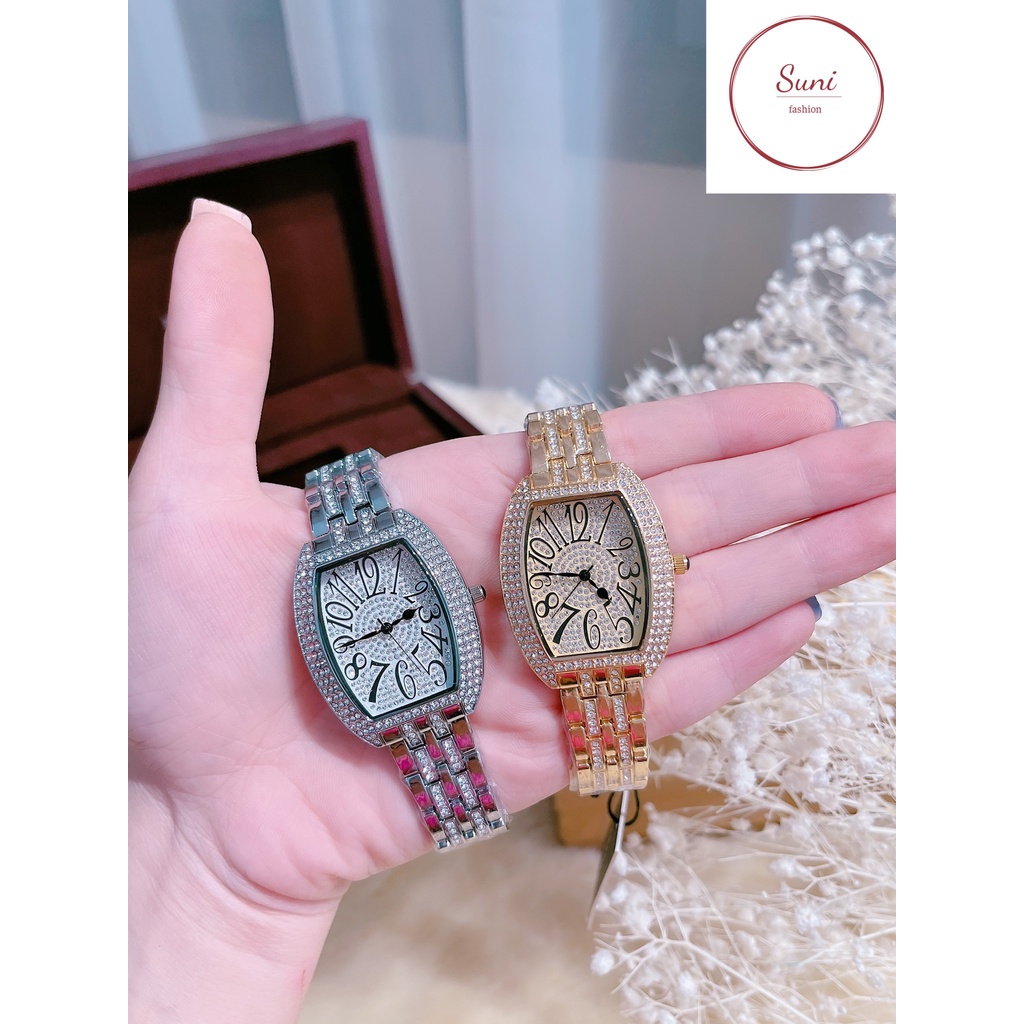 Đồng Hồ Nữ Franck Muller Đính Đá Full Cao Cấp Mẫu Mới Thời Thượng