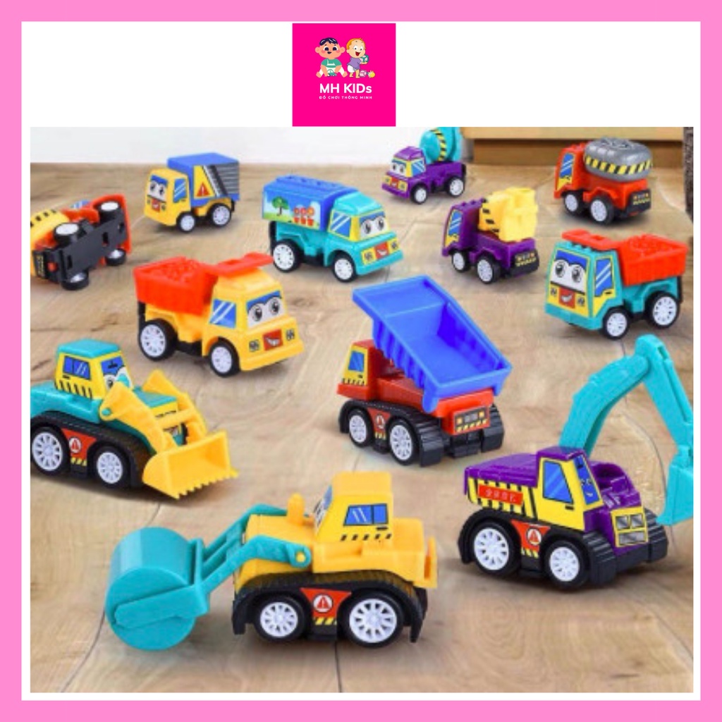 Bộ đồ chơi xe công trình cho bé