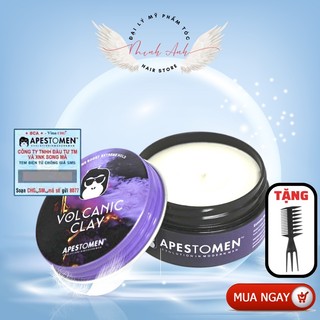 Sáp Vuốt Tóc Apestomen Volcanic Clay 80g chính hãng tem cào Minh Anh Hair Store