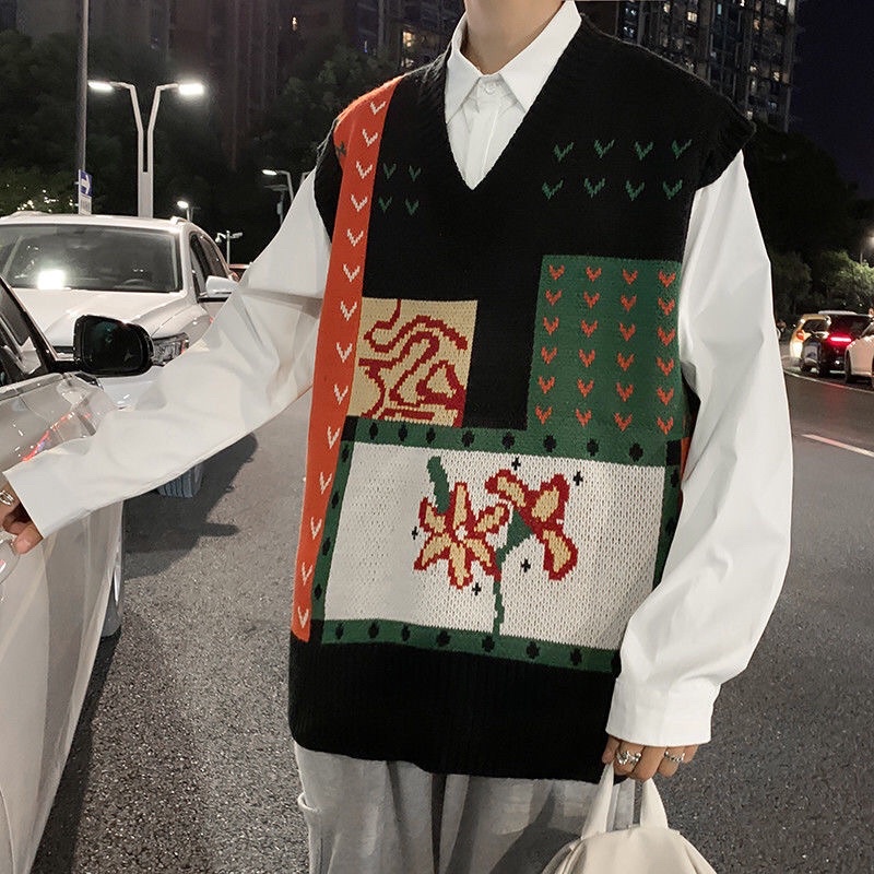 Áo Gile Hoạ Tiết Nhiều Màu Sắc Unisex