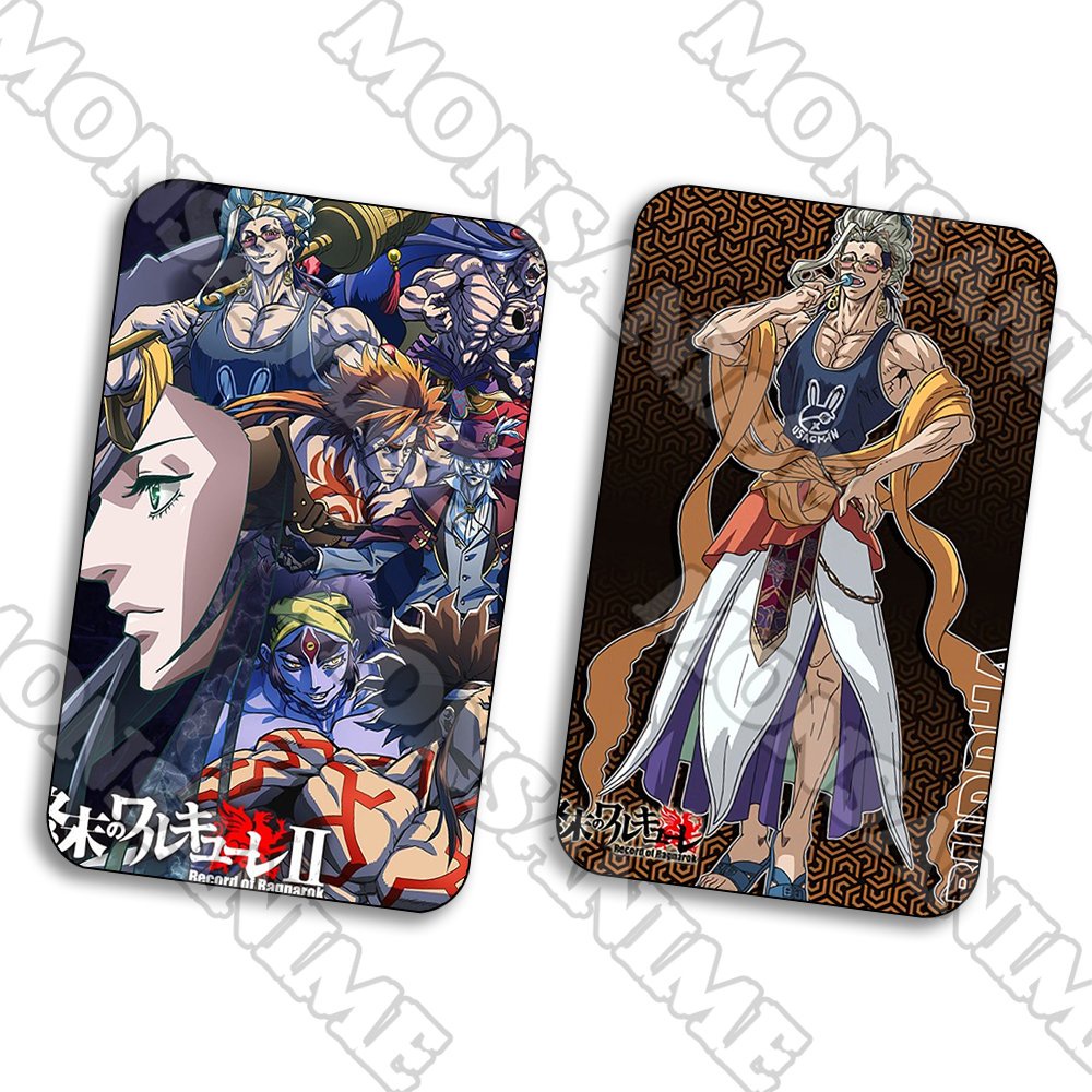 Ảnh card bo góc in hình Record of Ragnarok thẻ bo viền 5*8cm anime chibi sưu tầm 1 tấm