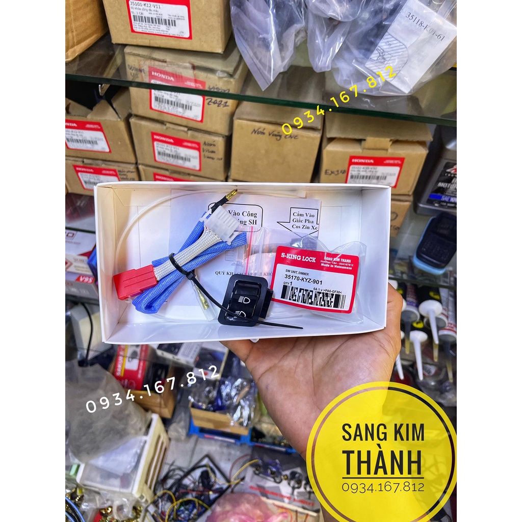 Bộ Dây Và Nút Passing Sh Cho Xe Honda Air Blade, Vision, Wave Rsx, Wave Alpha, Sh mode, Lead...