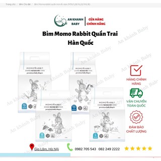 Bỉm Quần/Dán Momo Rabbit Nội Địa Hàn Đủ Size S36/M32/L30/XL36 và M30/L28/XL22/XXL18