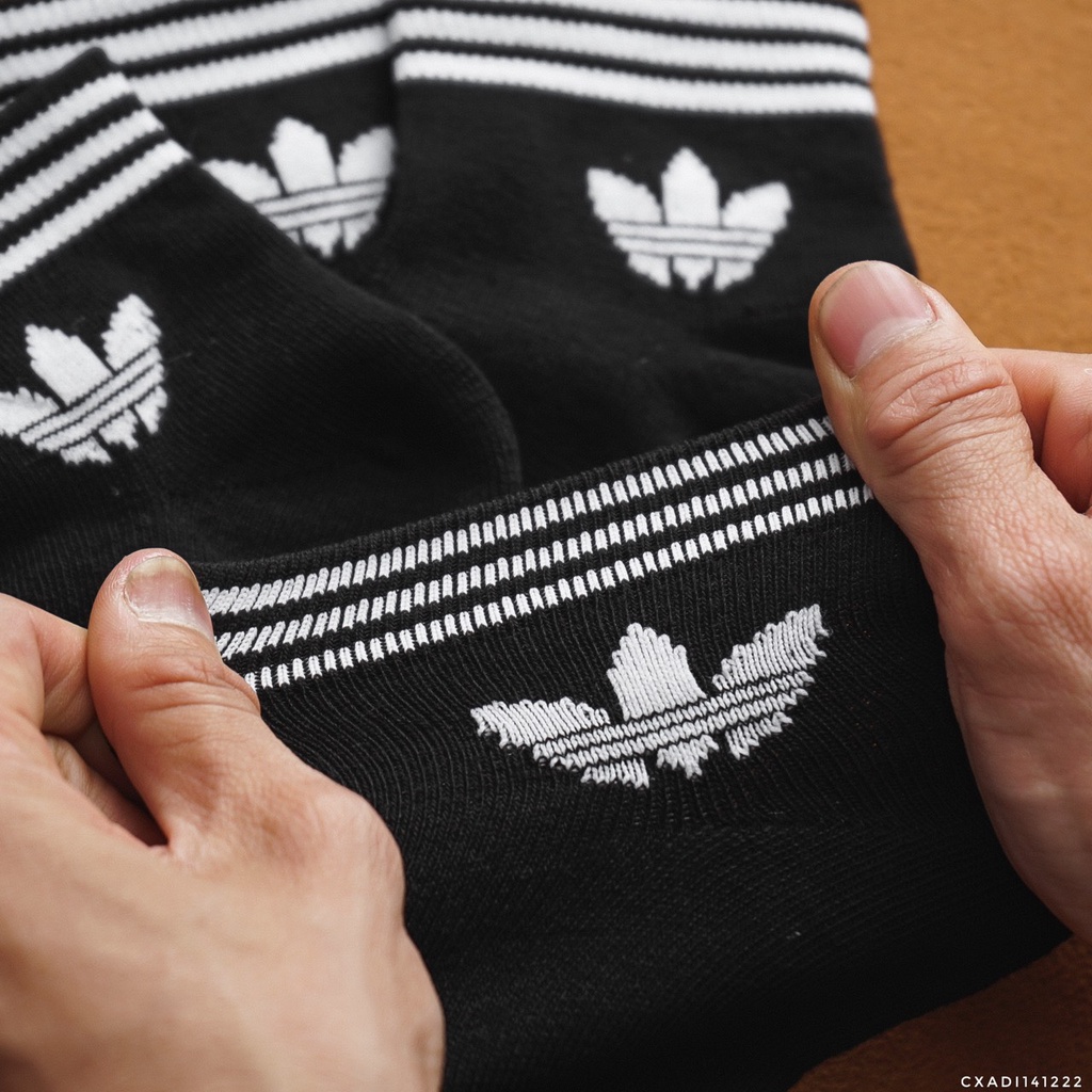 Set 6 Đôi Vớ Cổ trung thể thao với chất liệu cotton cao cấp, thấm hút tốt AD11