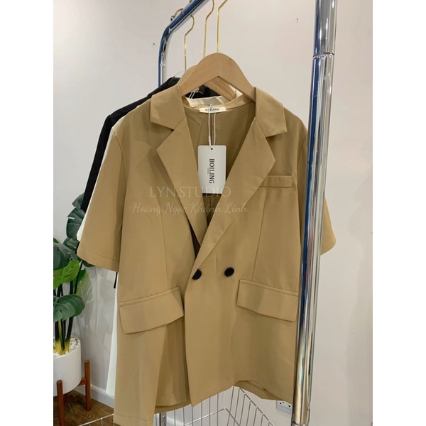 Áo blazer nữ ngắn tay Boilling