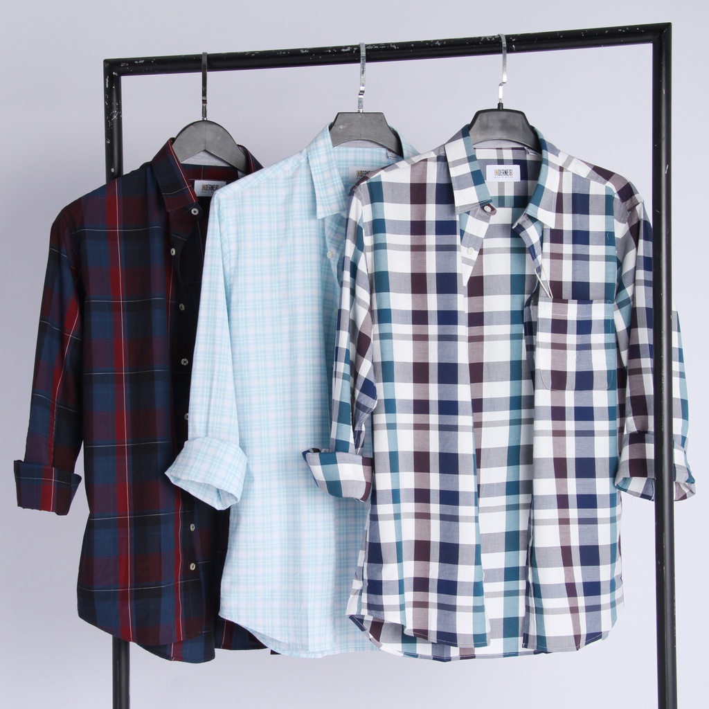 Áo sơmi nam dài tay kẻ cao cấp DICYDE VI1.BH.D.UD.21 trẻ trung