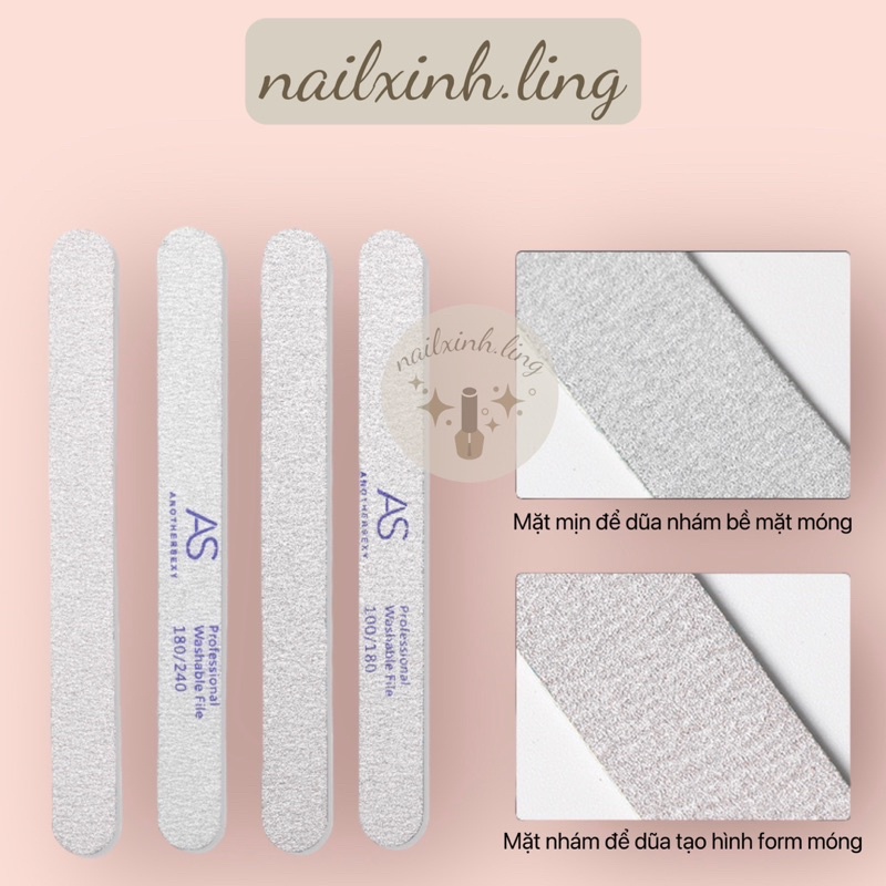 Dũa Móng Tay 2 Mặt Loại Mỏng