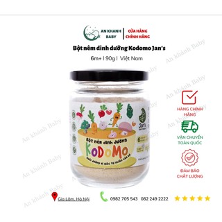 Hạt nêm dinh dưỡng cho bé ăn dặm Kodomo Jan’s 90g (dành cho bé từ 6m) date 9-12/2023
