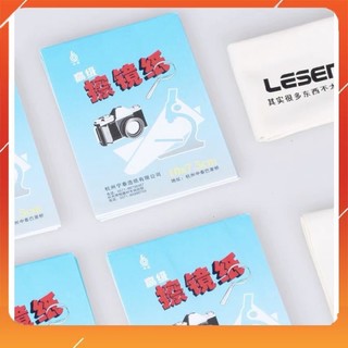 (Loại lớn) Giấy lau len, ống kính máy ảnh 50 tờ