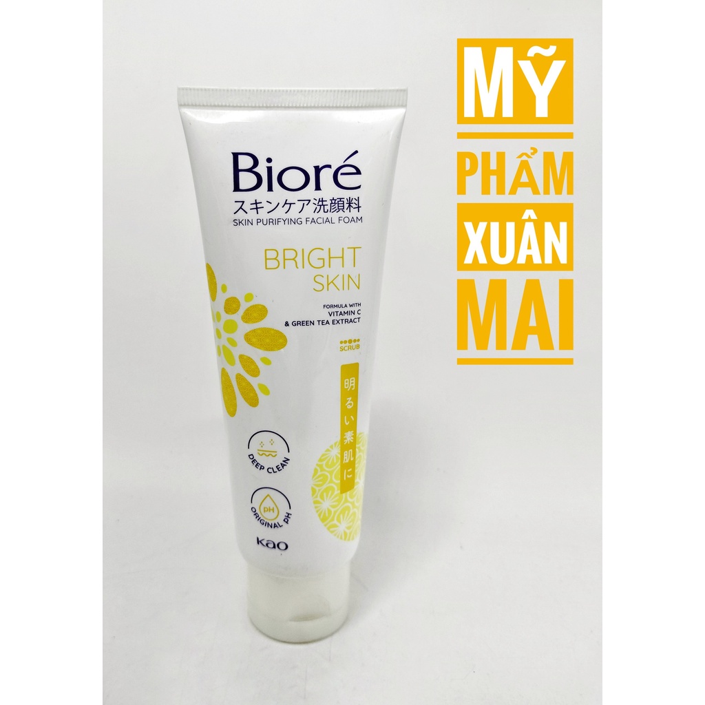 Tuýp sữa rửa mặt BIORE VÀNG