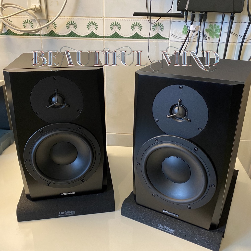 Cặp loa kiểm âm Dynaudio LYD-8 Studio Monitor Black chính hãng Đã dùng nghe hi-res ít còn siêu ngon đẹp Hộp đầy đủ