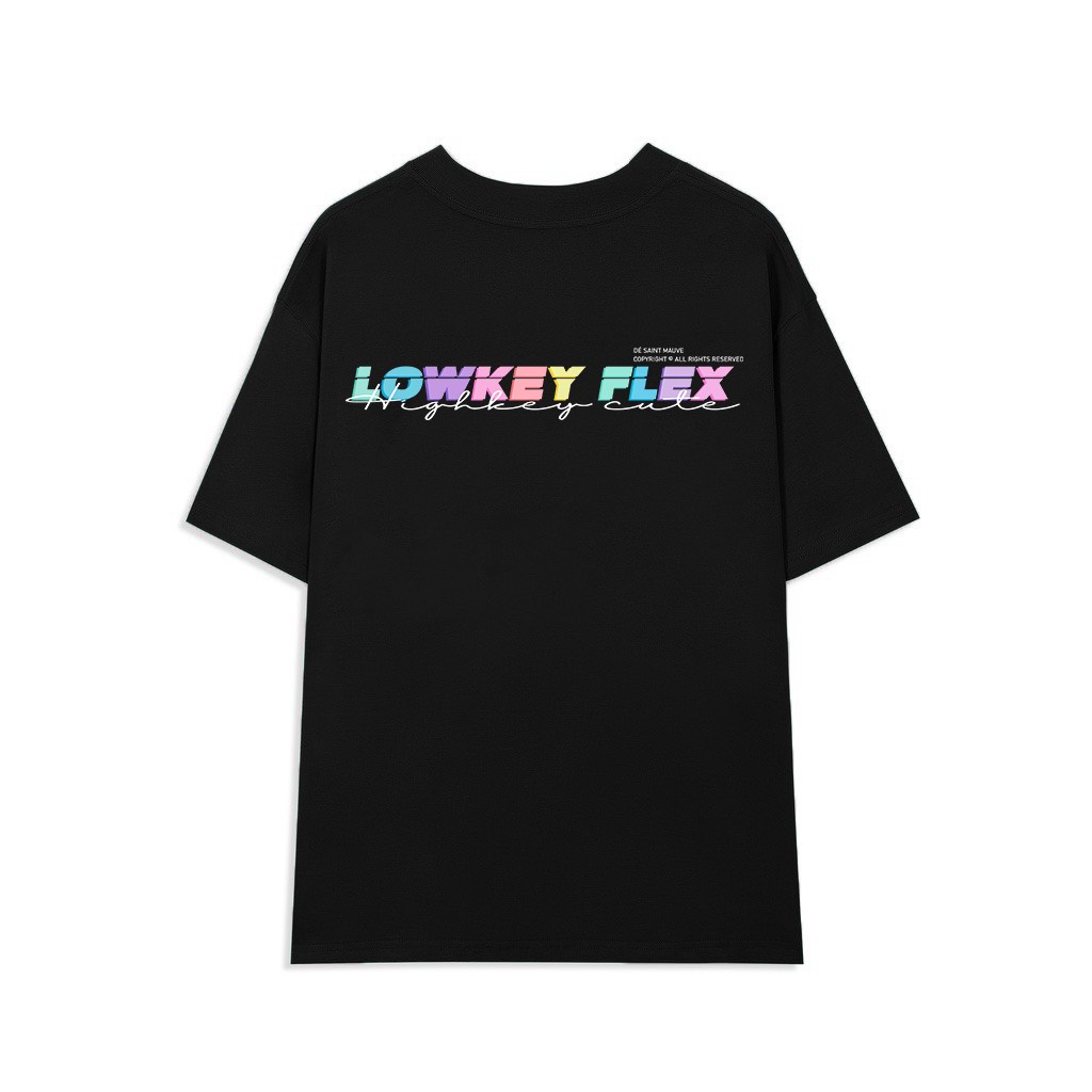 Áo Thun Unisex Dé Saint Mauve LOWKEY FLEX 100% Cotton - Local Brand chính hãng