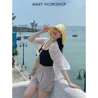 Quần short nữ xếp ly hack dáng Pleated Short Maxy Workshop