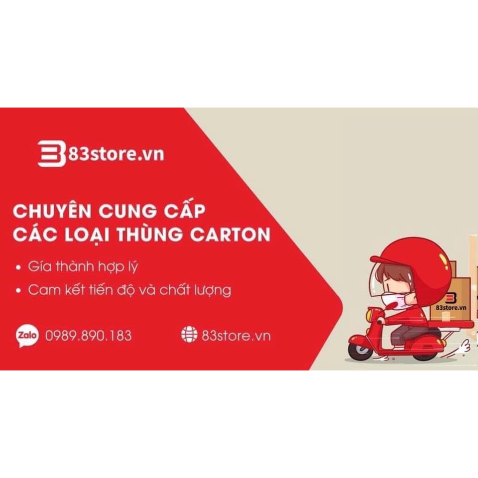 83Store- Combo 50Hộp 30x20x10cm Hộp carton đóng hàng shipcod 30*20*10cm