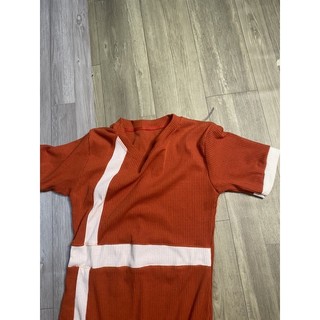 2hand đầm body len gân 189