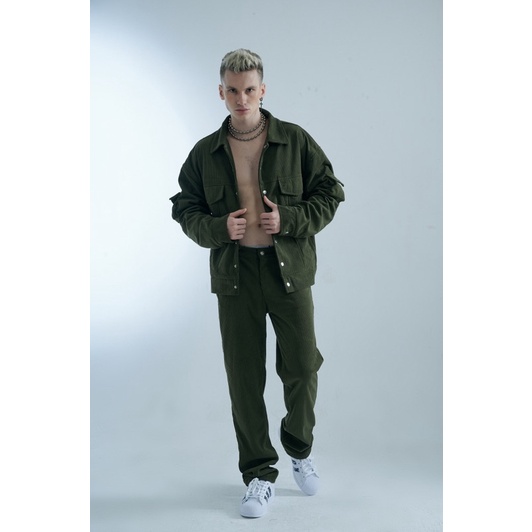 Quần nhung tăm Be Nice Club unisex form rộng nam nữ