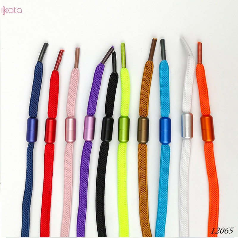 Dây Giày Lười Đàn Hồi Khóa Kim Loại Tiện Lợi Phù Hợp Nam Nữ Trẻ Em 12065