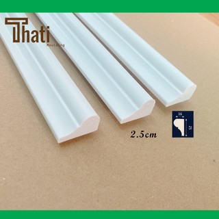 Phào chỉ nhựa, phào chỉ tường ps 2.5cm trắng