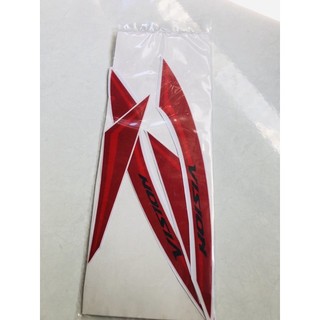 Tem bửng vision trắng đỏ decal in “ nền trong “