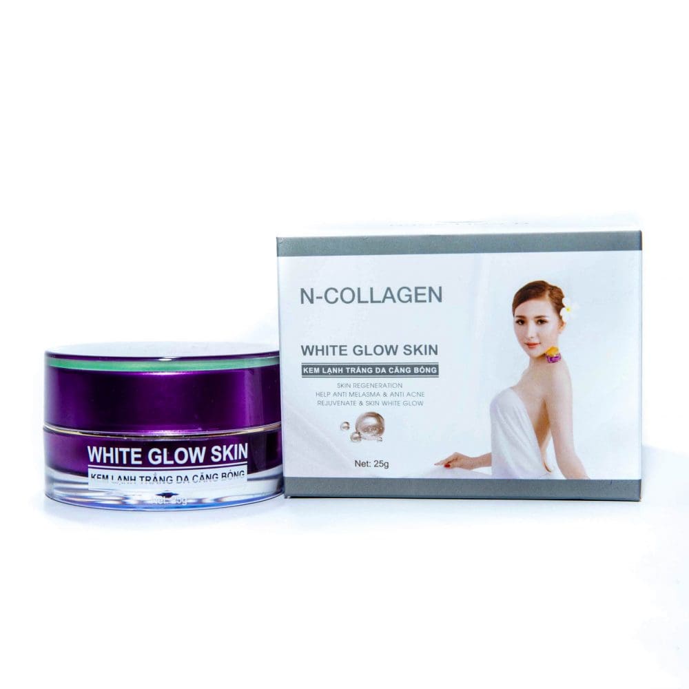Kem face lạnh N Collagen White Glow Skin trắng da căng bóng ngậm nước tươi sáng 25g