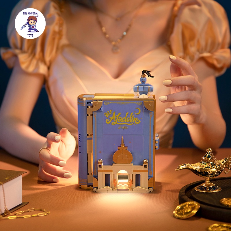 Đồ Chơi Lắp Ráp Mô Hình Truyện Cổ Tích Fairy Tales  Alice / Nàng Tiên Cá / Aladdin / Cô Bé Lọ Lem / Bạch Tuyết