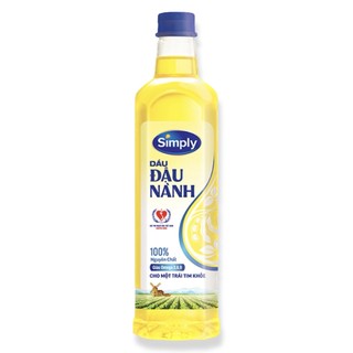 Dầu ăn đậu nành simply 1 lít / dầu ăn đậu nành umi 0.9 lít hàng chuẩn date mới 24 tháng.