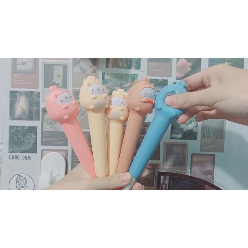 bút squishy mềm, chậm tăng, thơm, màu đen [alina.handmade]