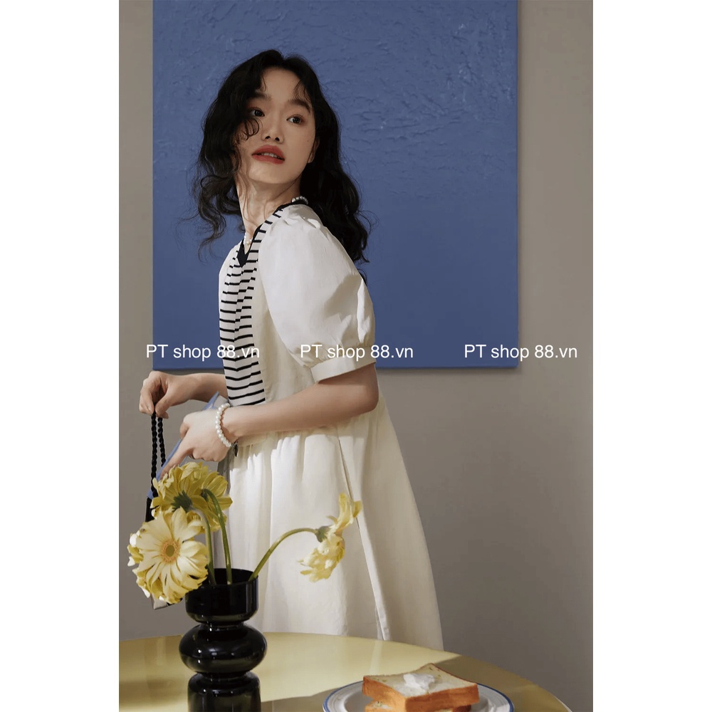 Đầm maxi trắng, váy trắng tay bồng dáng baby doll siêu xinh, váy trắng mùa hè, đầm đi biển mẫu mới 2023-V001 | BigBuy360 - bigbuy360.vn