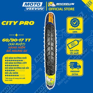 [MTVV] Vỏ lốp xe máy MICHELIN 60/90-17 TT City Pro (Lốp xài ruột)<END>