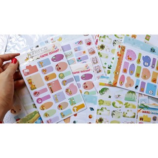 [Chuyên sỉ] Name sticker, nhãn tên dễ thương trang trí