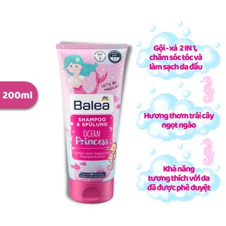 Dầu Gội Xả Tóc Balea Công Chúa Nhỏ 200ml Đức