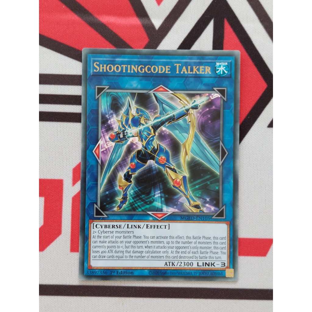 Thẻ Bài Mint90 Yugioh Link Shootingcode Talker - MGED-EN105 - Rare