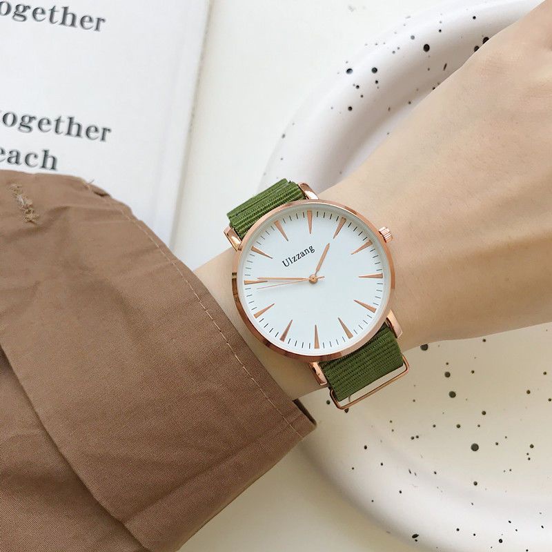 Đồng Hồ Đeo Tay Vải Canvas Phong Cách Retro Thời Trang 2022 Cho Nữ