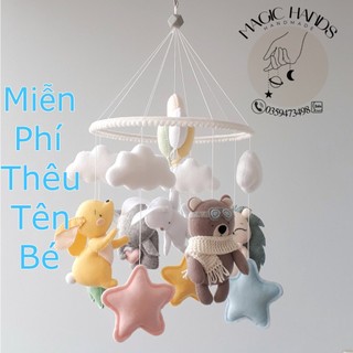 Đồ chơi treo nôi thỏ bóng bay