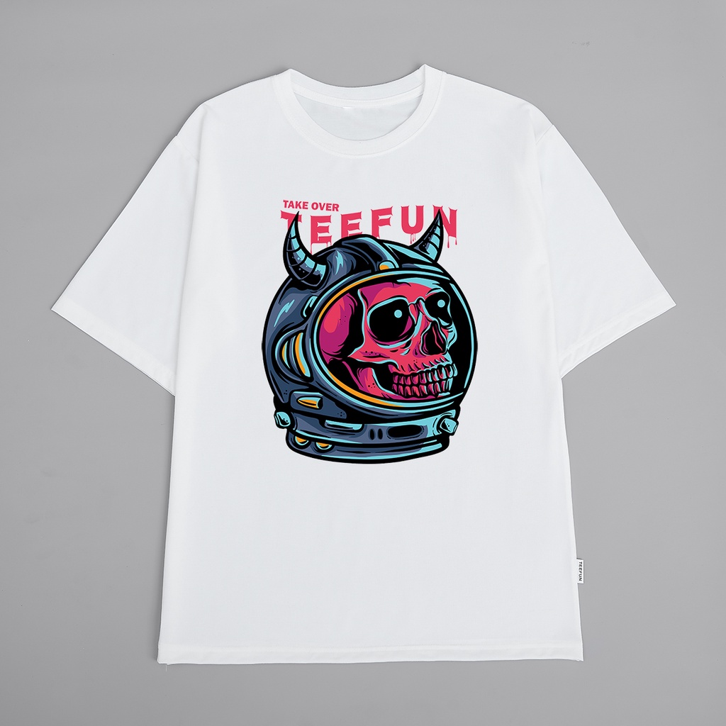 Áo Thun Unisex Take Over TEEFUN (Có size trẻ em, Tay ngắn và Tay lỡ) Cotton 090