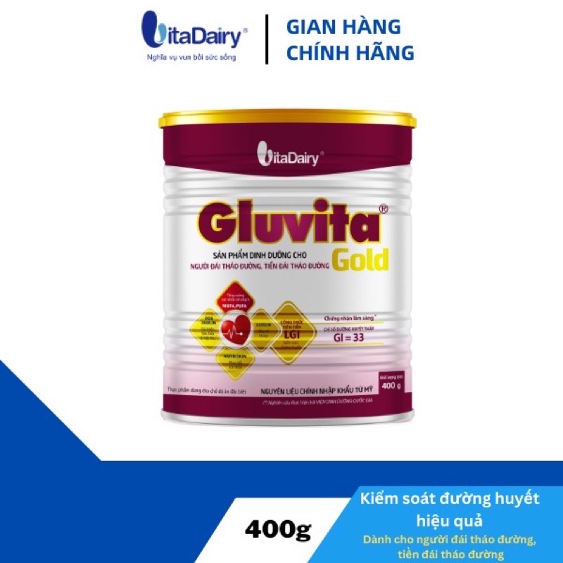 Sữa Gluvita gold cho người tiểu đường
