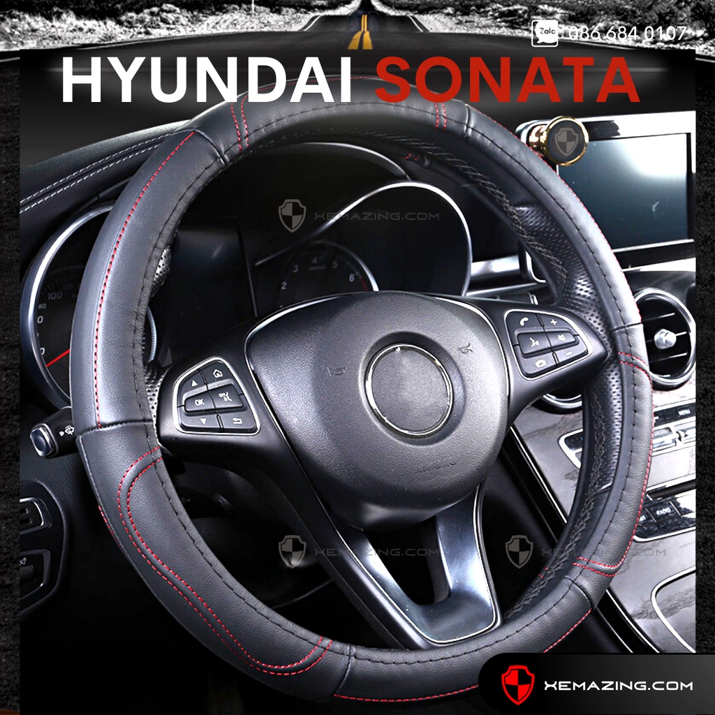 Bọc Vô Lăng ô tô HYUNDAI SONATA | Bọc Volang XEMAZING cao cấp