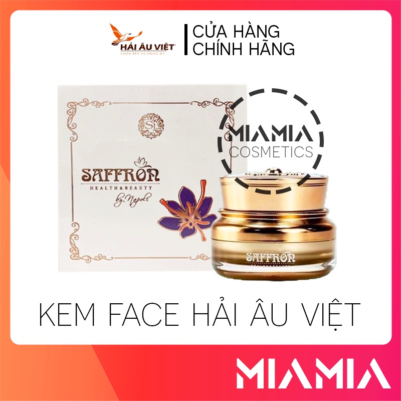 Kem Face Giảm Nám Dưỡng Trắng Da Saffron Napoli Hải Âu Việt Chính Hãng