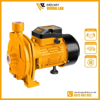 Máy bơm nước ly tâm, bơm đĩa 750w ingco, cột áp đẩy cao: 30m, lưu lượng: 110l/phút