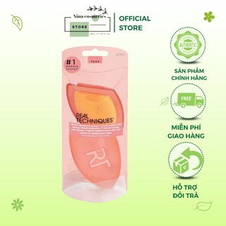 Mút Trang Điểm Kèm Case Đựng Mút Real Techniques Miracle Complexion Sponge