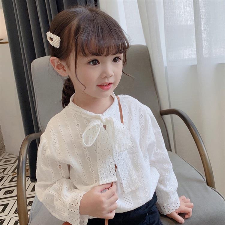 Áo sơ mi cổ nơ thời trang cho bé 2023
