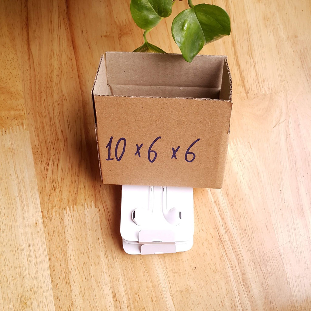 100 Hộp carton 10x6x6 cm siêu cứng, hộp giấy 10x6x6 cm siêu cứng